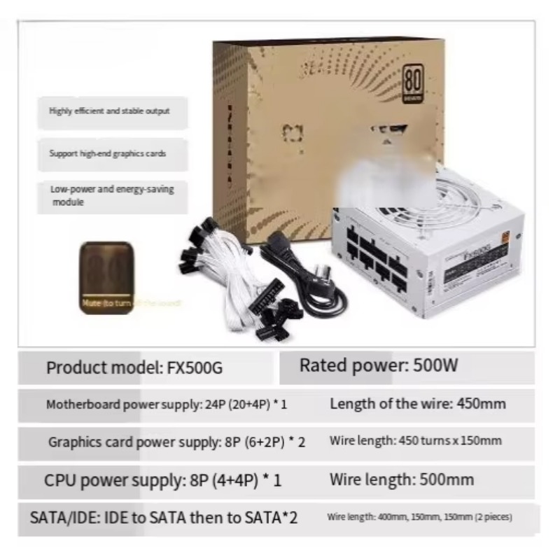 Sfx Power Supply 850W Gold - Op voorraad 750W/850W SFX voeding 80