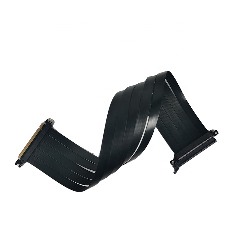 Pcie 4.0 X16 Riser Cable 90 Degree - Nieuwste Grafische Kabel Flexibele Pcie 4.0