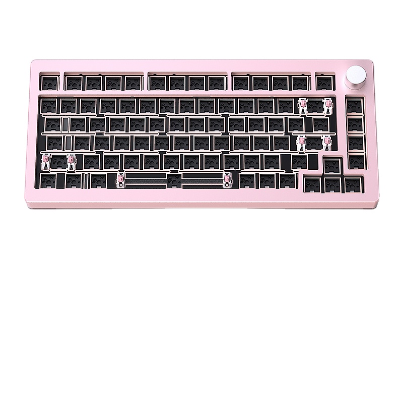 HJSDZHI AL75V2 Mechanische toe - Mechanical Keyboard Barebone Aluminum Gasket 75 recensie en prijs