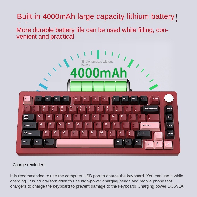HJSDZHI AL75V2 Mechanische toe - Mechanical Keyboard Barebone Aluminum Gasket 75 recensie en prijs