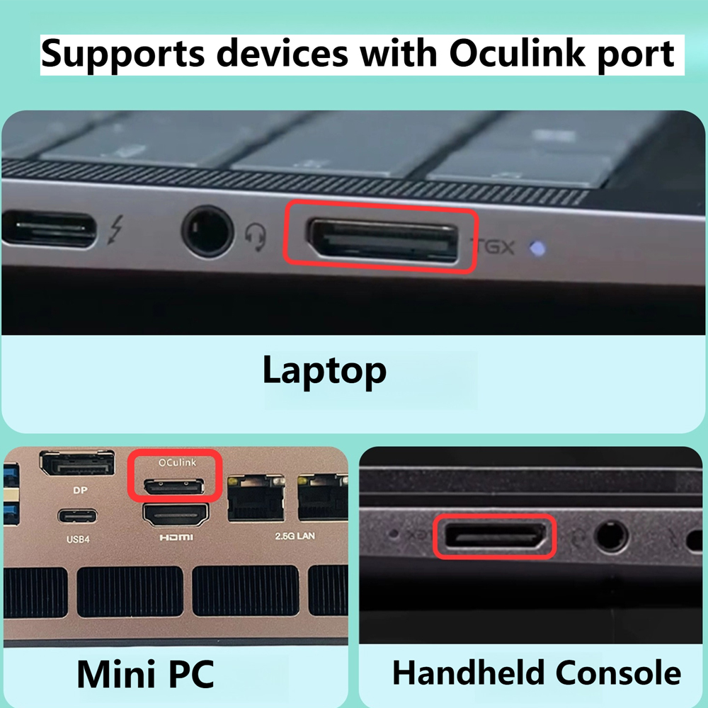 Oculink eGPU Grafische Kaart D - External Gpu Dock Pcie 4.0 Oculink recensie en prijs