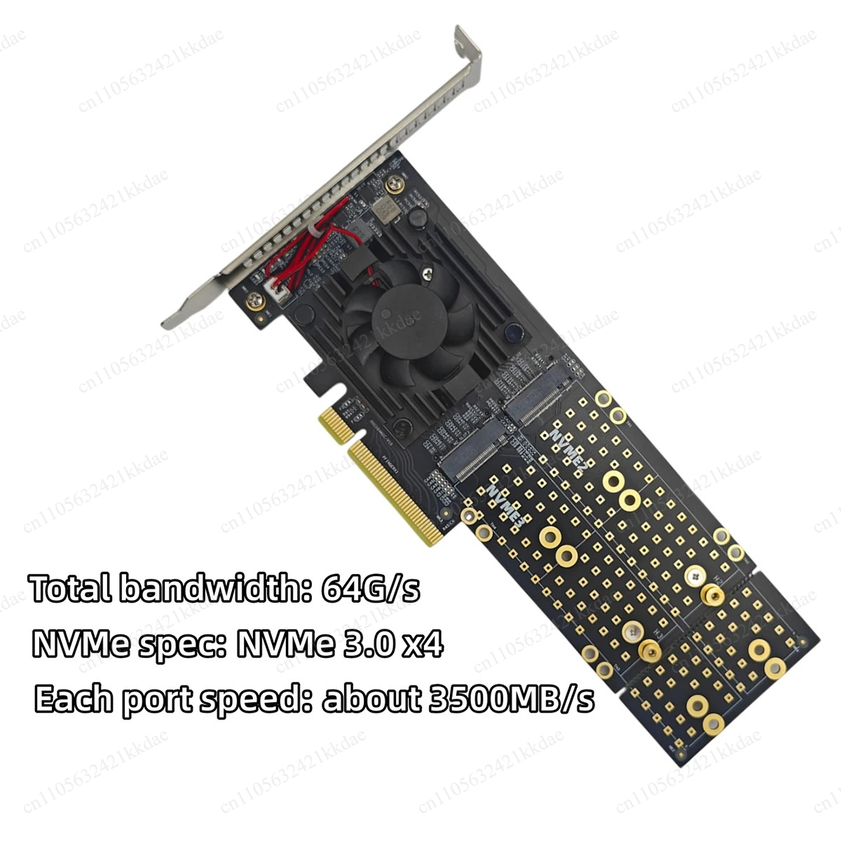 GEEN PCIe Bifurcatie nodig PEX - Quad M.2 Nvme Pcie Bifurcation Card recensie en prijs