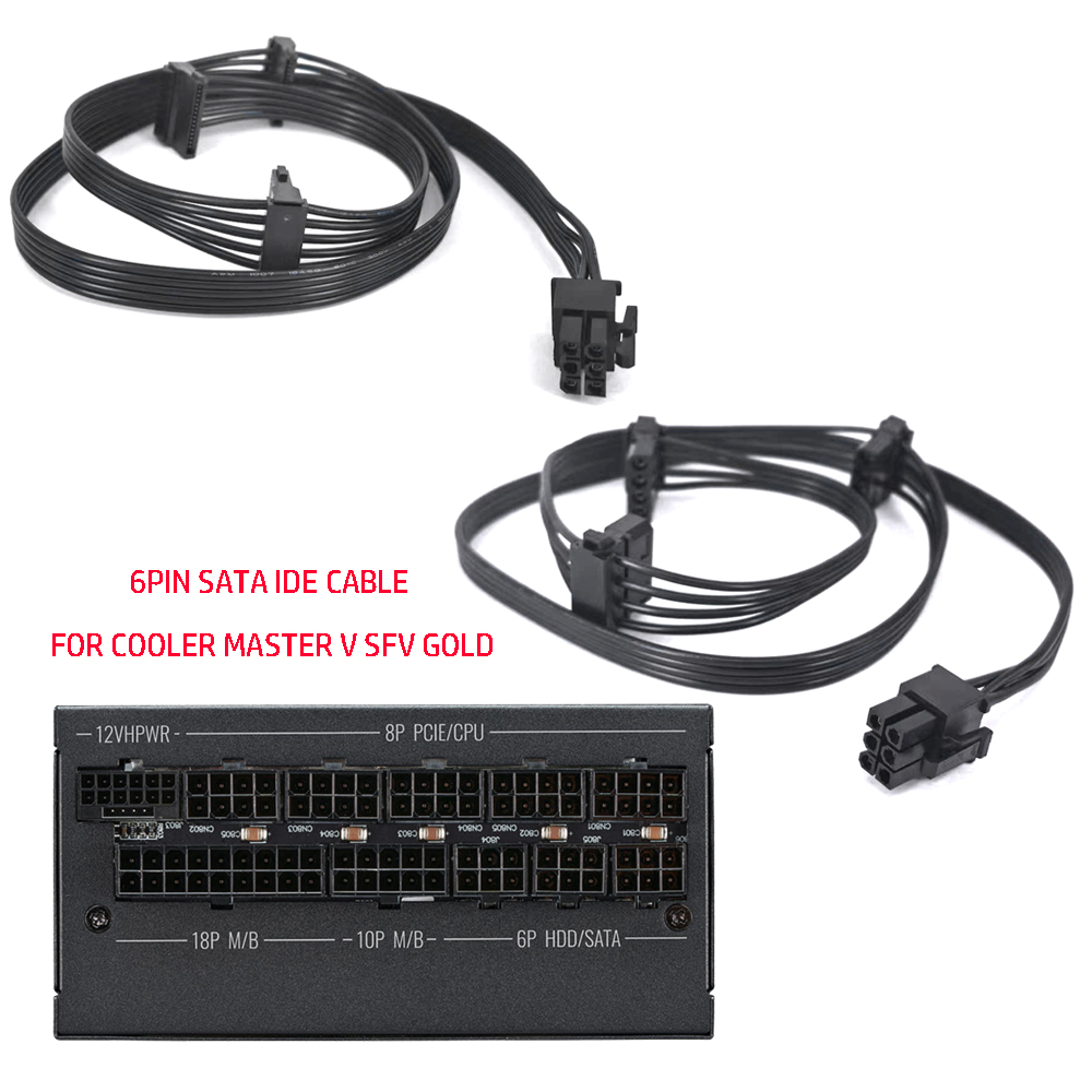 6PIN PCIE NAAR 3 * SATA Molex  - Sfx Power Supply 850W Gold recensie en prijs