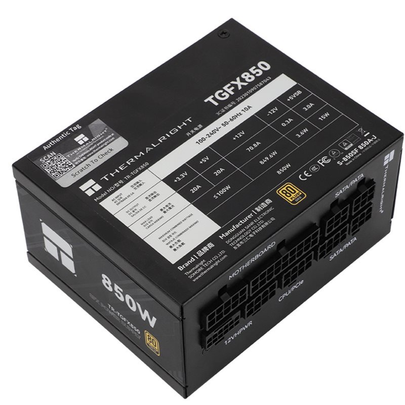 Thermalright TR-TGFX850 SFX Go - Sfx Power Supply 850W Gold recensie en prijs