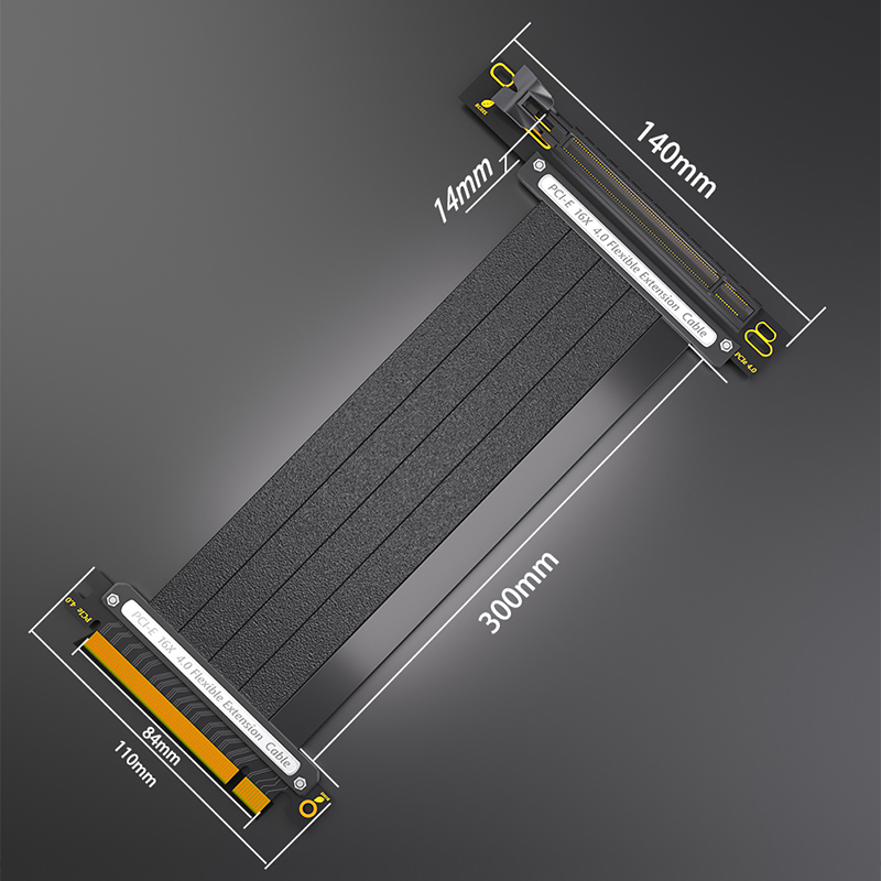 90 graden PCI-E X16 4.0 flexib - Pcie 4.0 X16 Riser Cable 90 Degree recensie en prijs