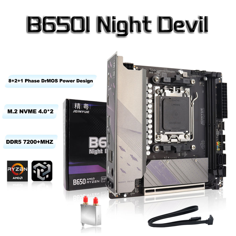 JGINYUE B650 ITX Moederbord DD - B650 Itx Motherboard Wifi recensie en prijs