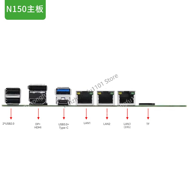 N150 NAS Host SATA Moederbord  - Nas Motherboard N100 6 Sata recensie en prijs