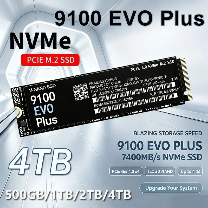 9100 EVO Plus M.2 NVMe SSD 1TB - M.2 Nvme 4Tb Pcie 4.0 Ssd recensie en prijs