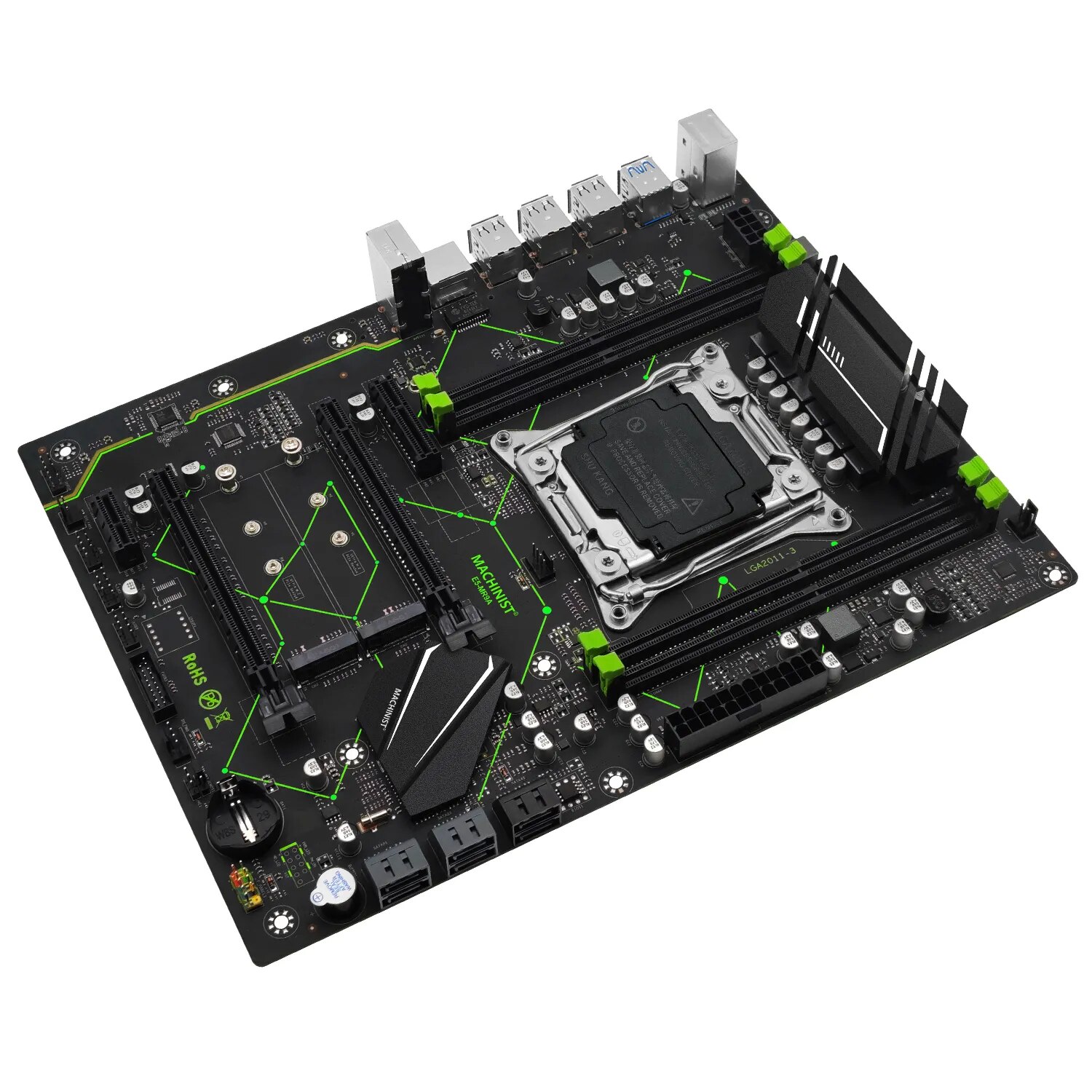MACHINIST E5 MR9A V1.0 X99 Moe - X99 Dual Cpu Motherboard Combo recensie en prijs