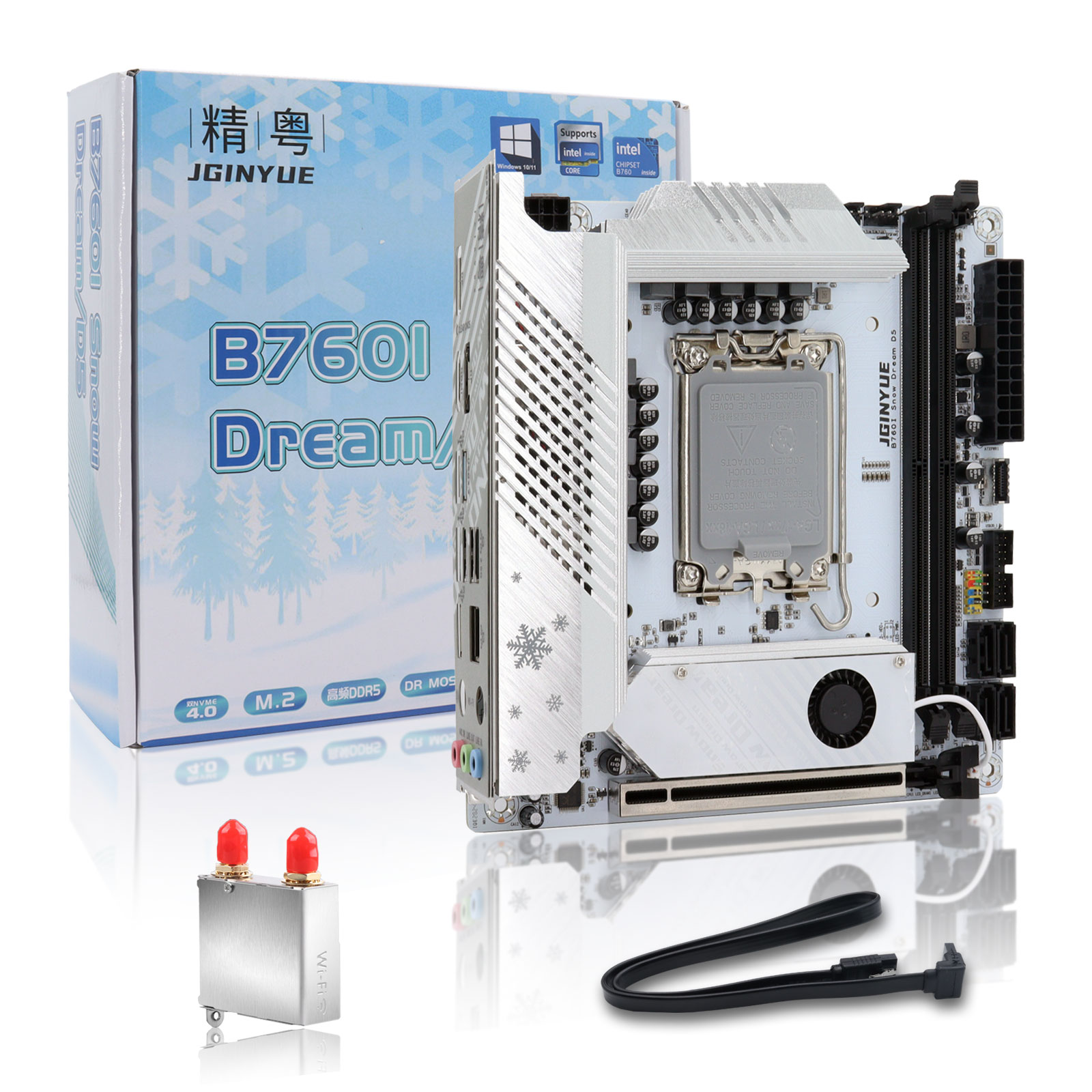 JGINYUE B760 Moederbord Mini I - Lga 1700 Ddr5 Itx Motherboard recensie en prijs