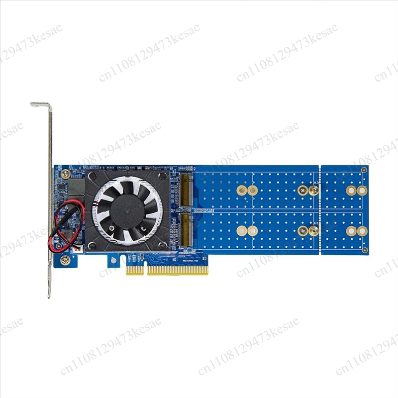 PCIe 4.0 NVMe M.2 uitbreidings - Quad M.2 Nvme Pcie Bifurcation Card recensie en prijs