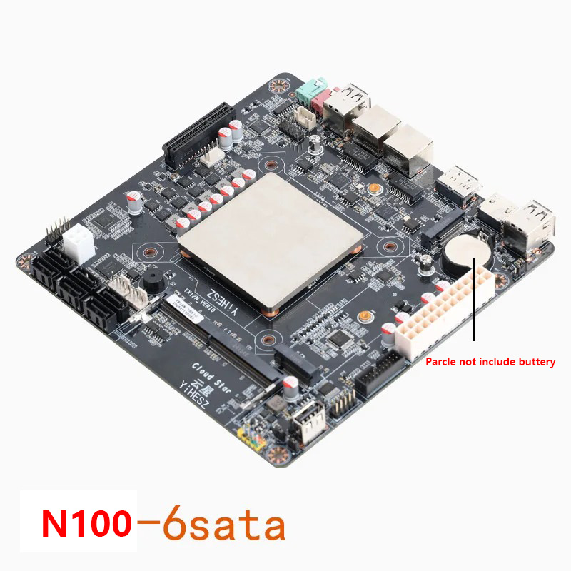 Intel N100 Mini-ITX moederbord - Nas Motherboard N100 6 Sata recensie en prijs