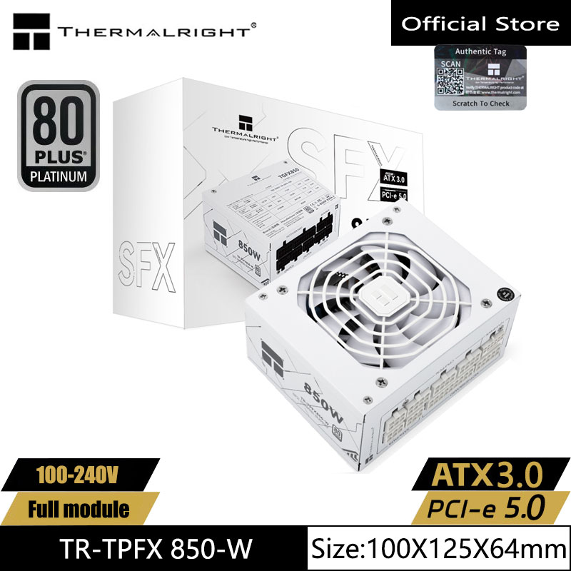Thermalright TR-TPFX850-W Wit  - Sfx Power Supply 850W Gold recensie en prijs