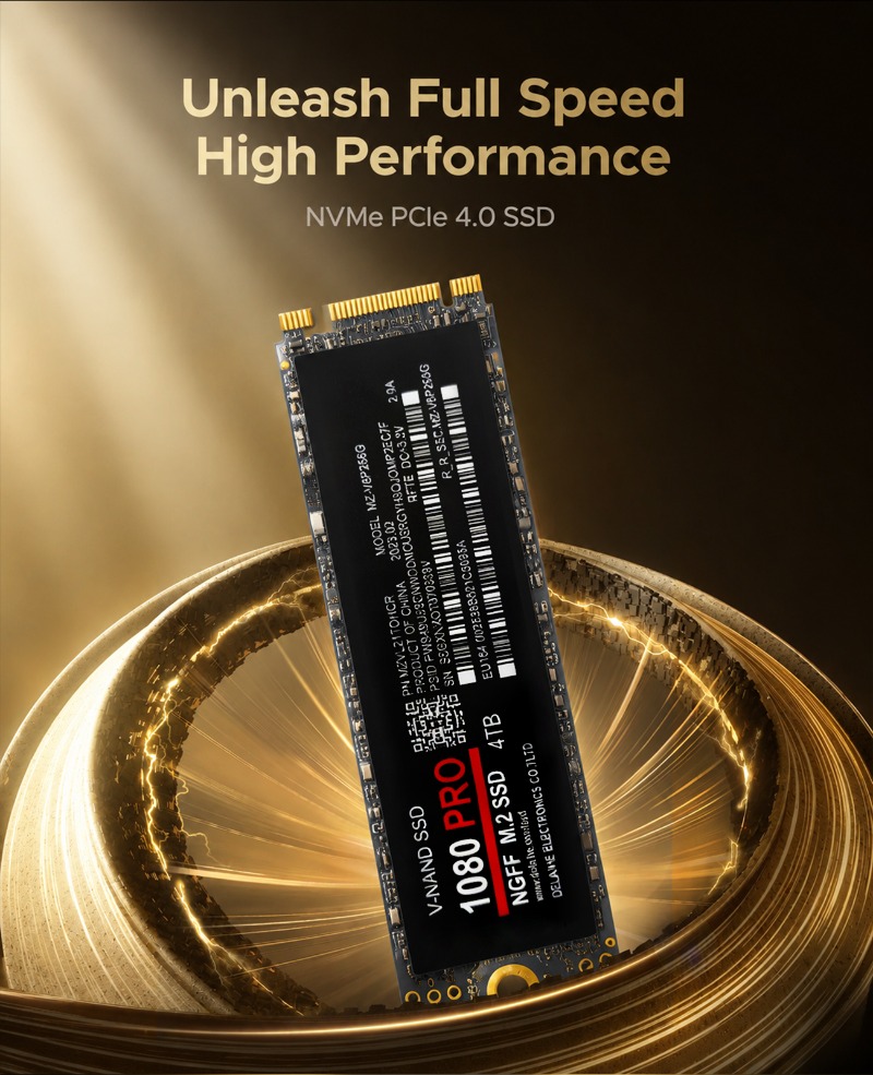 100% originele 1080PRO PCIe 4. - M.2 Nvme 4Tb Pcie 4.0 Ssd recensie en prijs