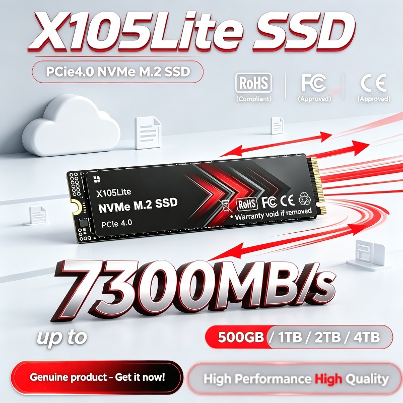 X105Lite M.2 NVMe SSD PCIe 4.0 - M.2 Nvme 4Tb Pcie 4.0 Ssd recensie en prijs
