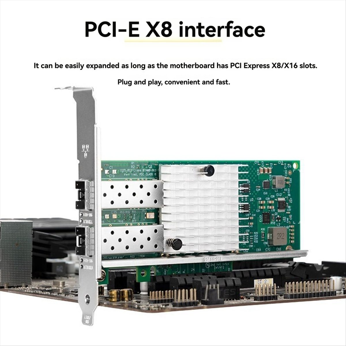 Stabiel - X520-DA1 10Gb SFP+ D - 10Gb Sfp+ Pcie Network Card Dual Port recensie en prijs